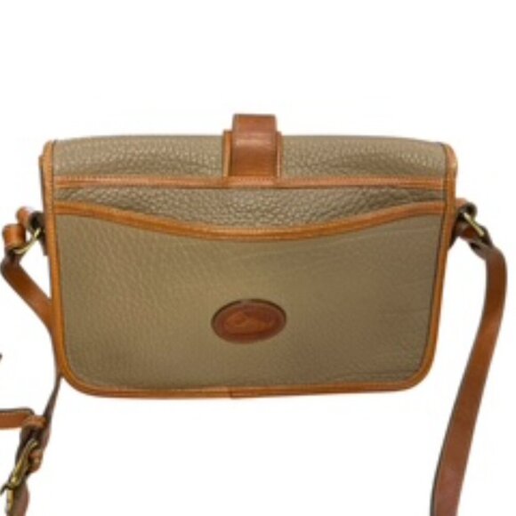 Vintage Dooney & Bourke Saddlebag Authentic Original Back Emblem Equestrian 80s - Picture 1 of 12